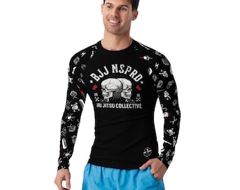 Black Death Jiu Jitsu BJJ Men's Rash Guard