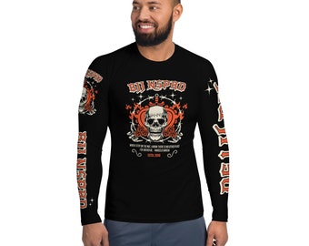 Heavy Metal Jiu Jitsu BJJ Rash Guard para hombre
