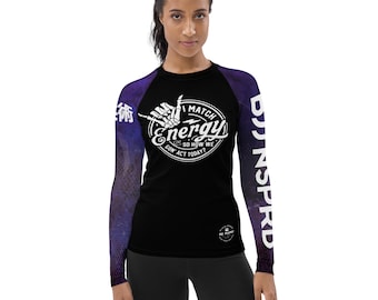 Match Energy Jiu Jitsu Rashguard voor dames