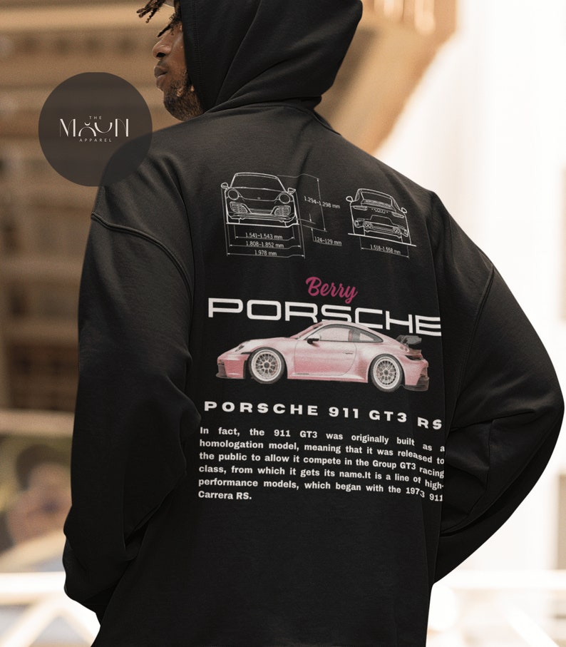 Limited Porsche 911 Hoodie Pink Porsche Hoodie Need Money for Porsche