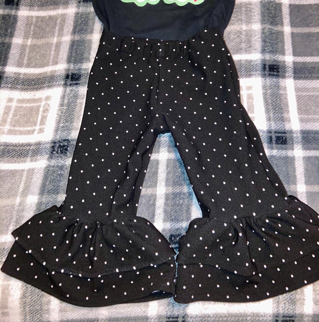 Baby Soft  Polka Dot Pants with Side Stripes – Beige main image 1