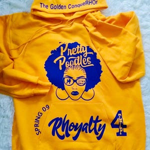 Sigma Gamma Rho Custom Hoodie / Poodles/ Sigma Girls / SGRho Shirt / RHOyal / SGRho Gift / Pretty Poodle / 1922 Hoodie