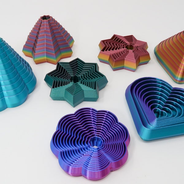 Fractal Fidgets 3D Printed | Sensory | ASMR | Desk Toy