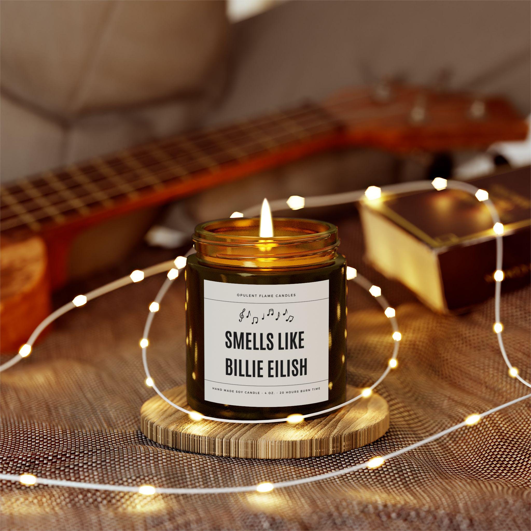 Smells Like Billie Eilish Scented Soy Candles, Gift For Music Lover, Christmas Gift