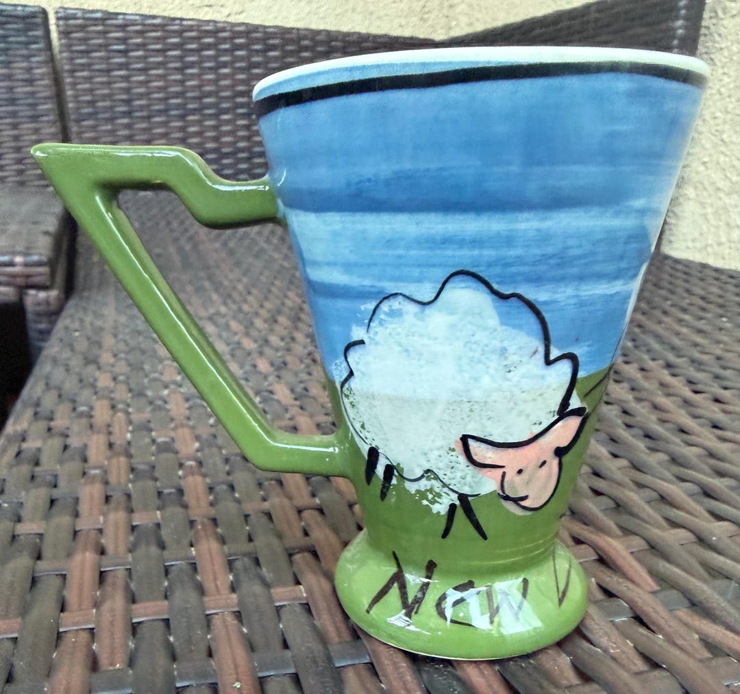 New Zealand Stage Artware Hand Crafts Ceramic Coffe Tea Mug Sheep ...