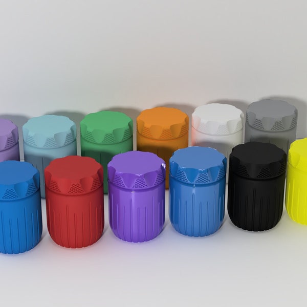 Customizable Pill Bottles - Compact & Secure Travel Medicine Containers, Multi-Color, Personalized Vitamin Cases - Pill Box - Gift