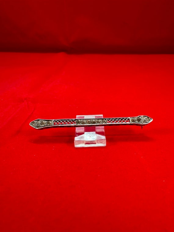 Art Deco Sterling Long Pin