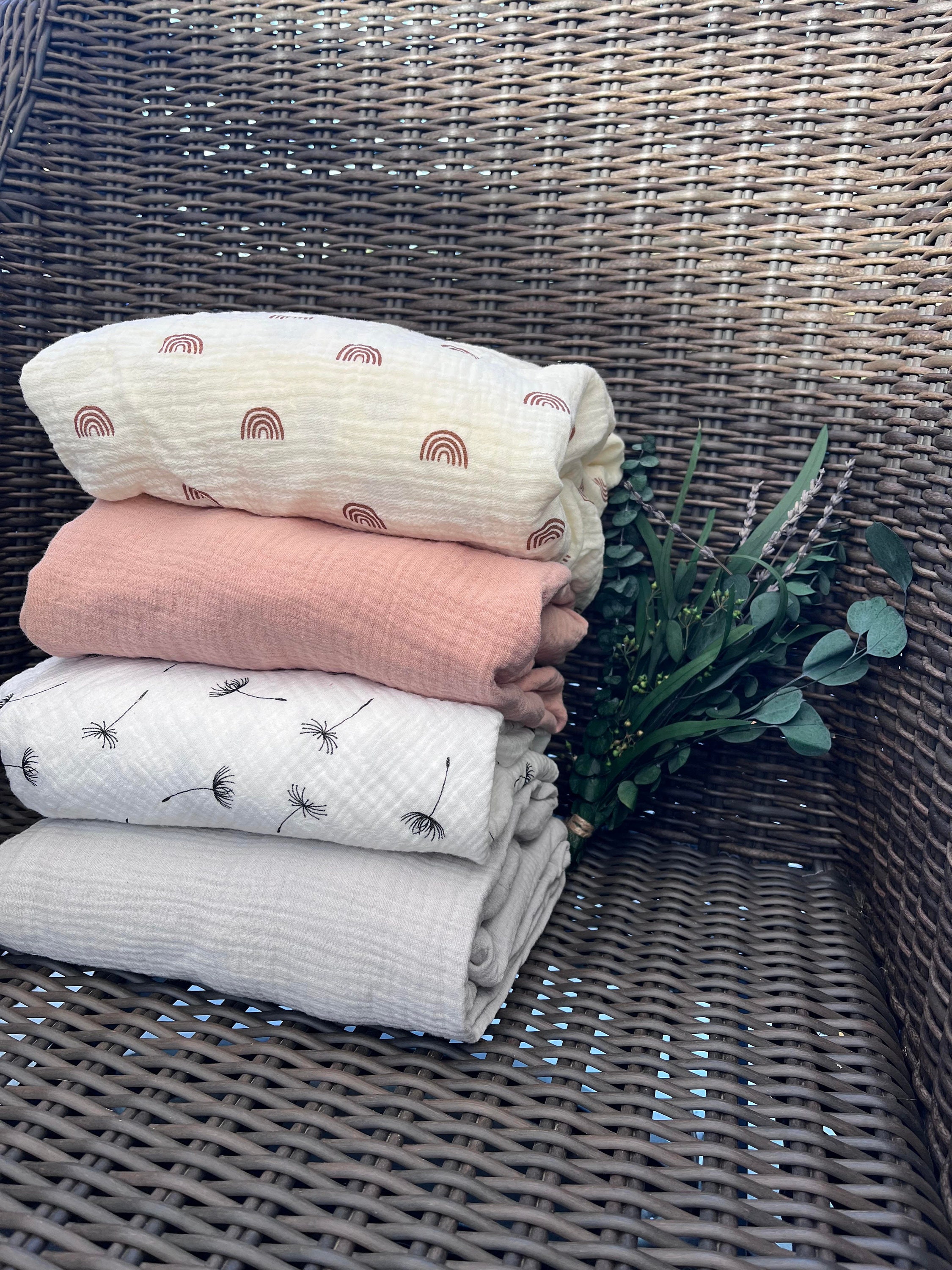 Fitted Crib Sheets Buttery Soft Muslin Cotton Gauze Standard Baby Crib