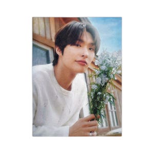 ATEEZ Mingi Summer Vers 1, Mingi Bias, Custom Gift for ATINY and K-Pop Fans, Mingi Merch, Velveteen Minky Blanket