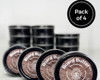 Board Butter: Food Grade Wood Conditioner and Protectant  (4 Pack)