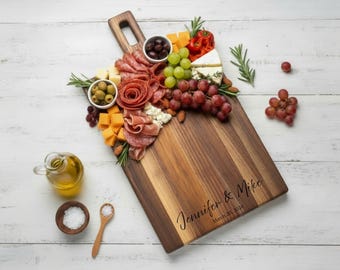 Personalized Walnut Charcuterie Board