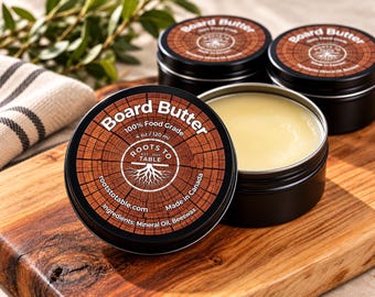 Board Butter: Food Grade Wood Conditioner and Protectant  (4 Pack)