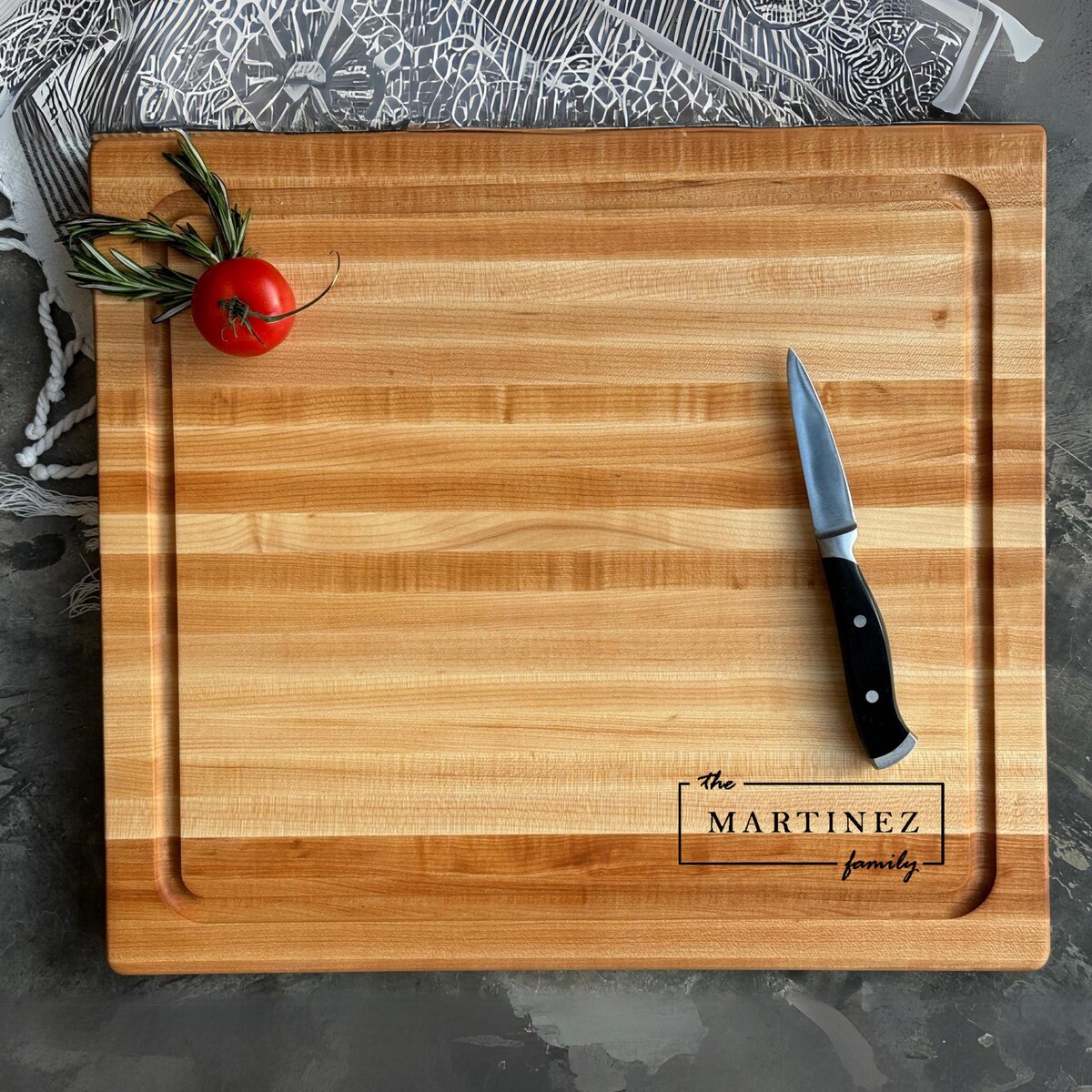 Personalized Maple Cutting Board Handmade, Engraved Cutting Board Reversible Wedding Gift, Couples Gift, Housewarming Gift, Anniversary Gift - Etsy