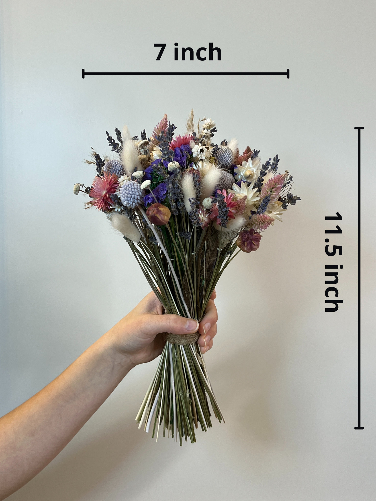 All Natural Dried Flowers Bouquet, Dried Flower Arrangement for Home Decor, Flower Decor for