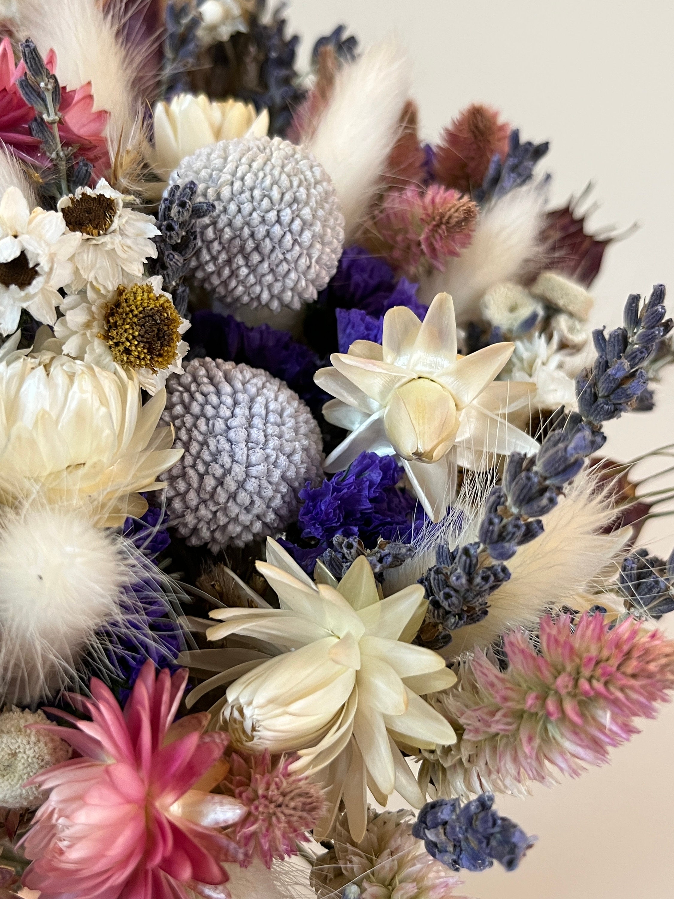 All Natural Dried Flowers Bouquet, Dried Flower Arrangement for Home Decor, Flower Decor for