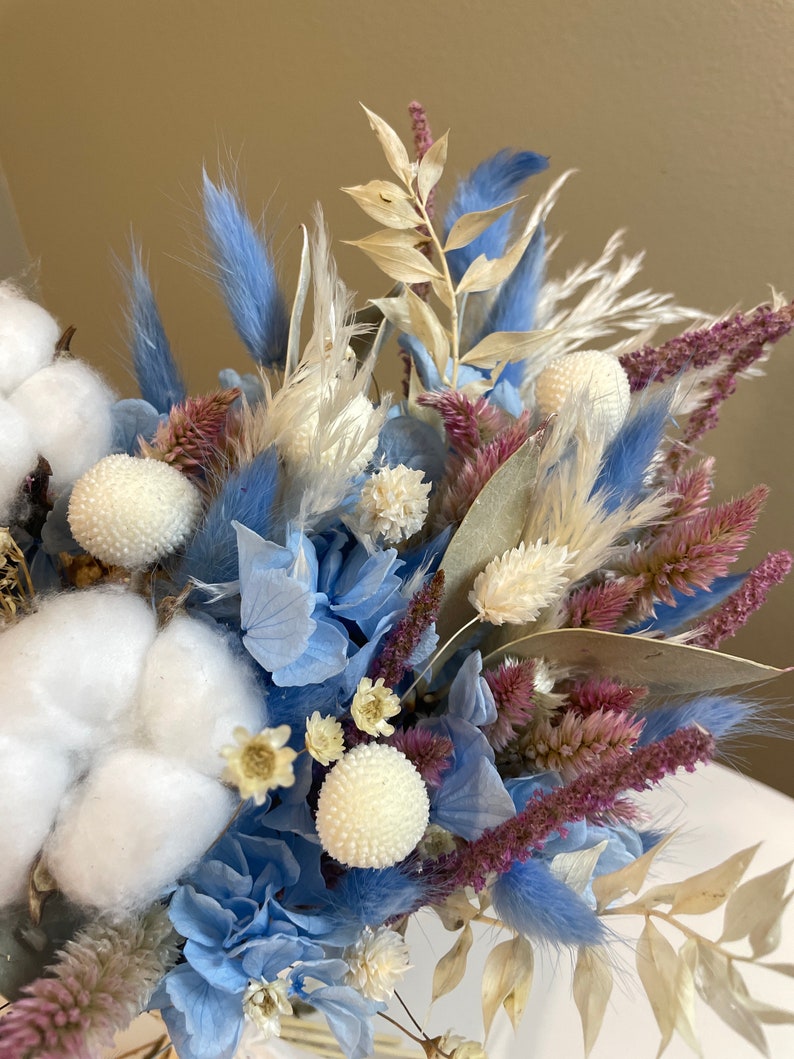 All Natural Dried Flowers Bouquet, Dried Flower Arrangement for Home Decor, Flower Decor for
