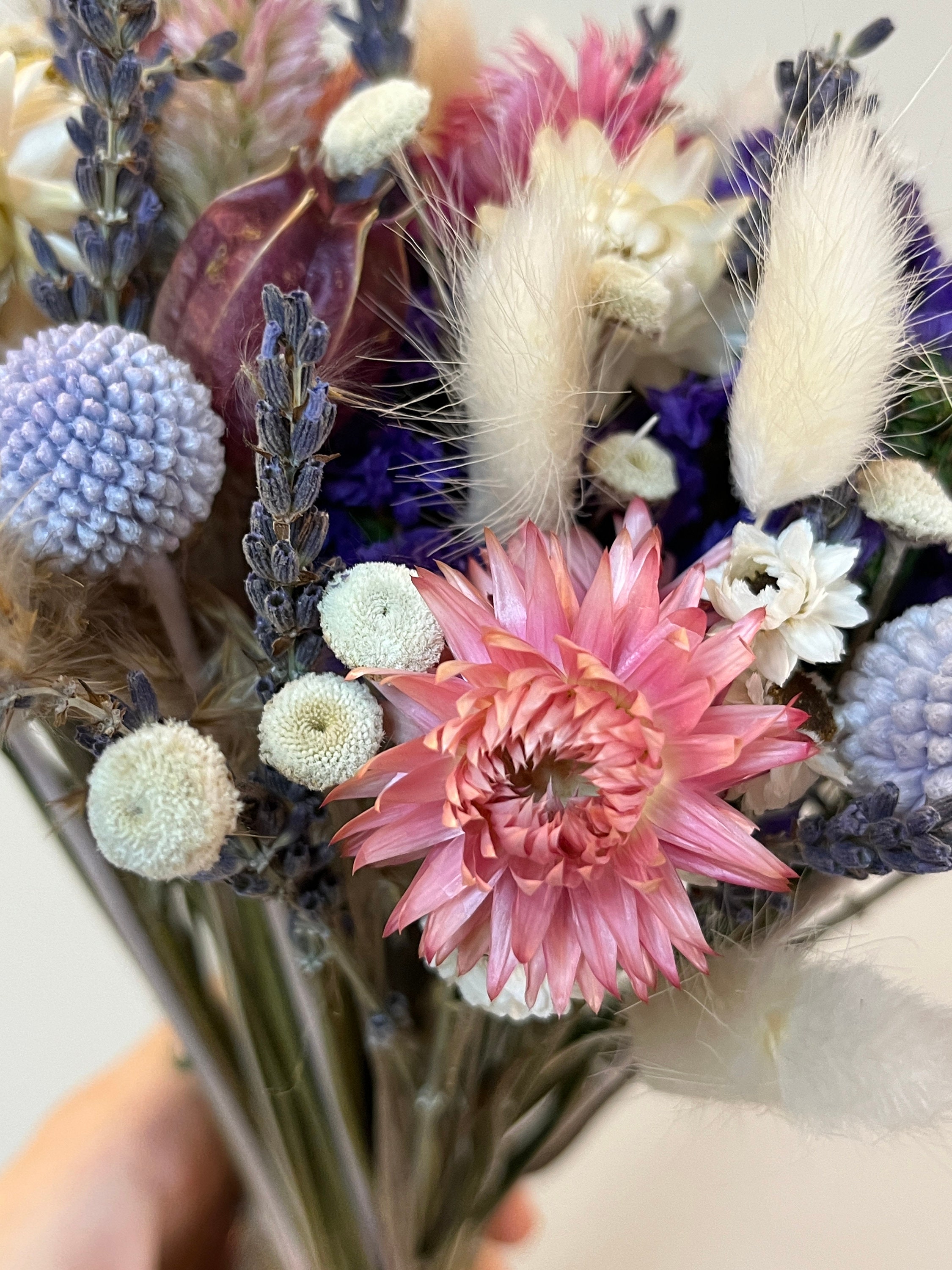 All Natural Dried Flowers Bouquet, Dried Flower Arrangement for Home Decor, Flower Decor for