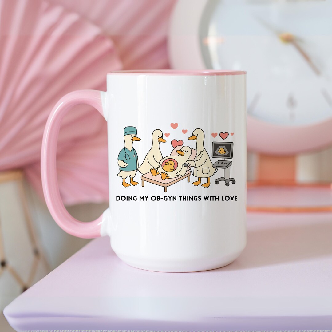 Funny OBGYN Mug, Personalized Gynecologist Gift Mug, Silly Goose Doctor ...
