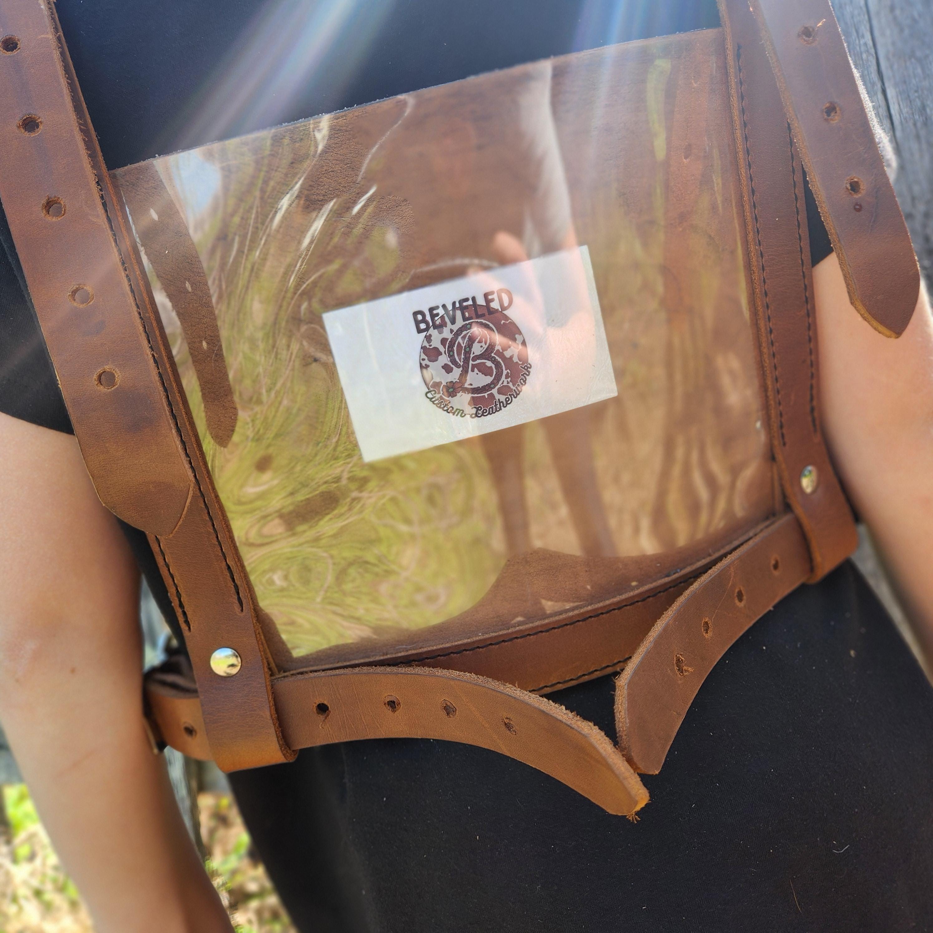 Leather show harness for 4H, FFA or livestock - Thumbnail 2