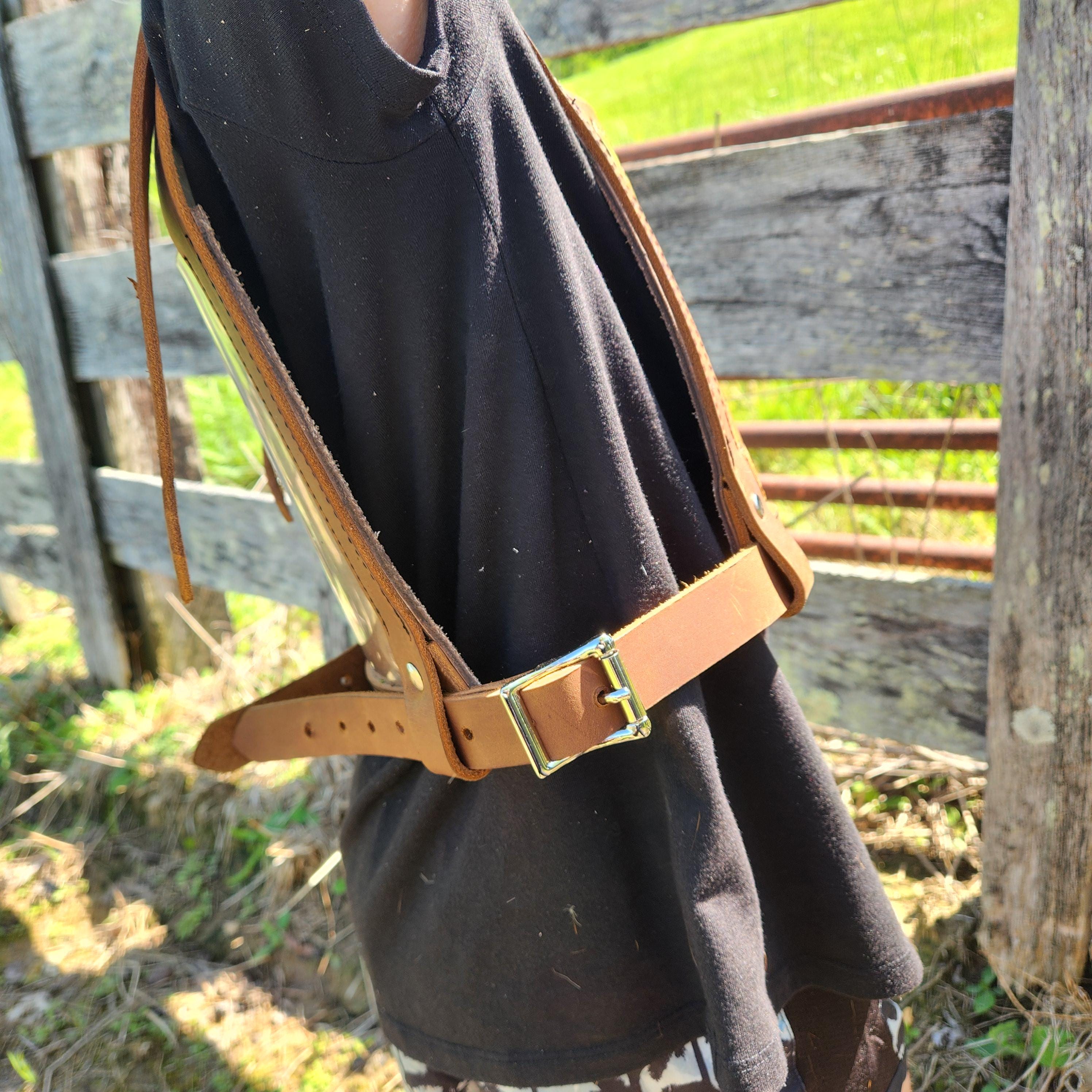 Leather show harness for 4H, FFA or livestock - Thumbnail 4