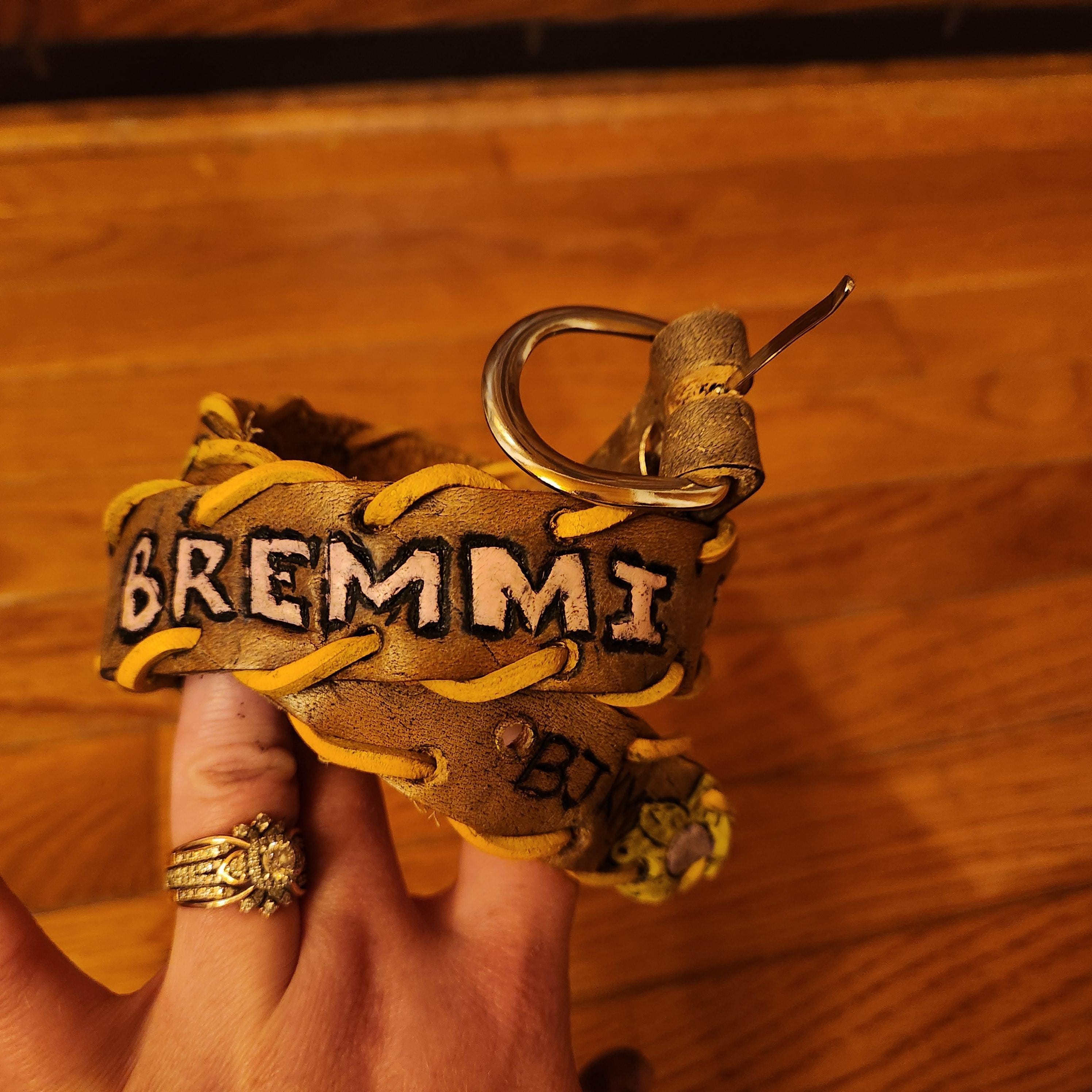 Leather laced belt - Thumbnail 3