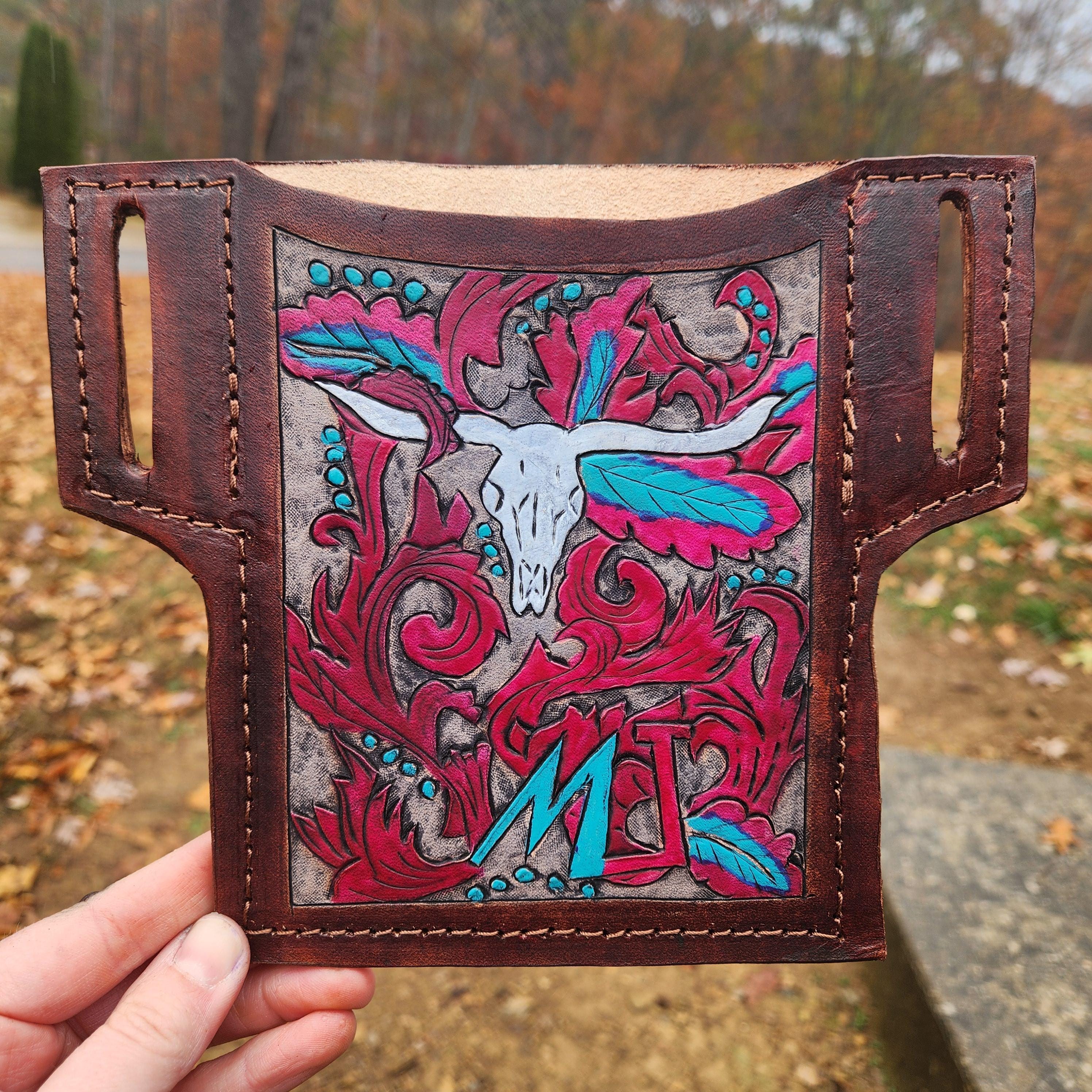 Custom made belt phone holster/ belt bag - Thumbnail 4