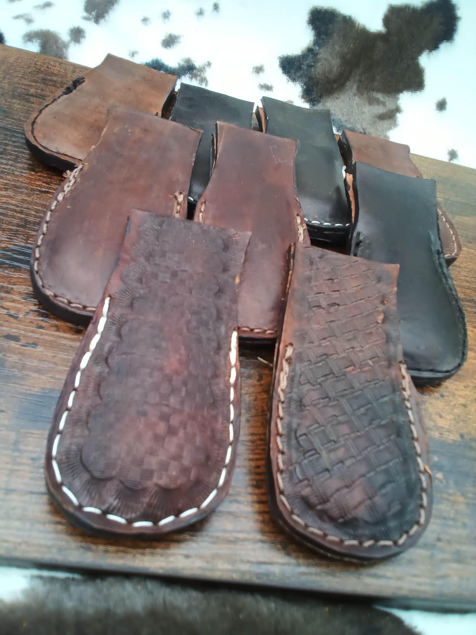 Cast Iron Skillet Handle- leather - Thumbnail 2