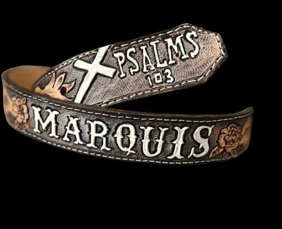 Custom leather belt - Thumbnail 3