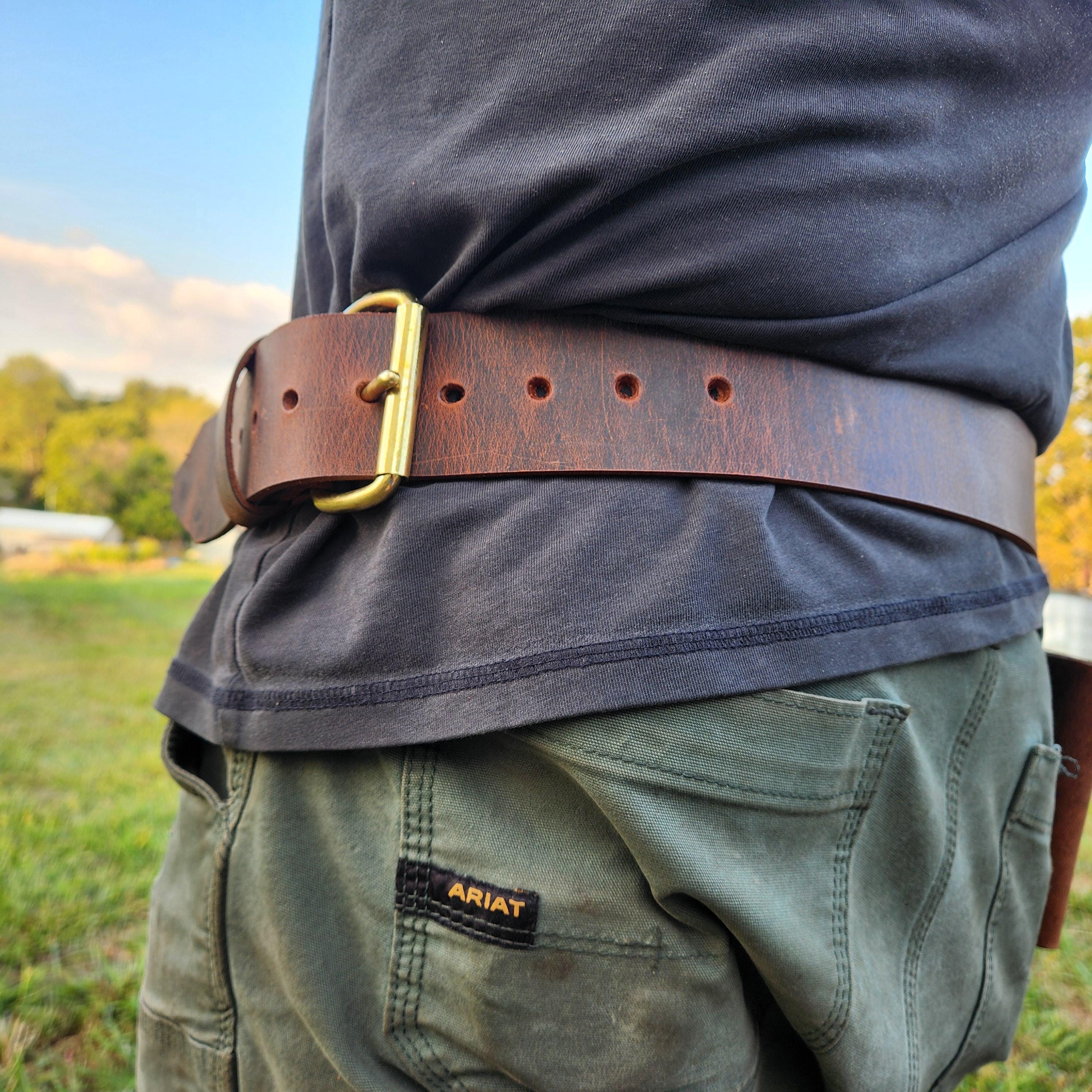 Rod Busters Belt, Truck Belt, Bunker Belt, Firefighter Turnout Belt- quick release made for the Ironworker, construction worker, firefighter - Thumbnail 2