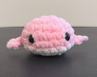 Crochet worry whale mini whale plushie