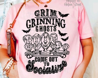 Haunted Mansion Grinning Ghosts SVG | Magical Kingdom (Digital Download)