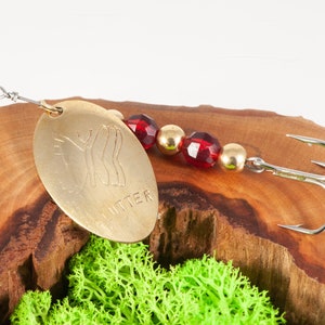 Handcrafted fishing spinner Mocharlures Flutter.