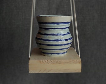 Striped vase