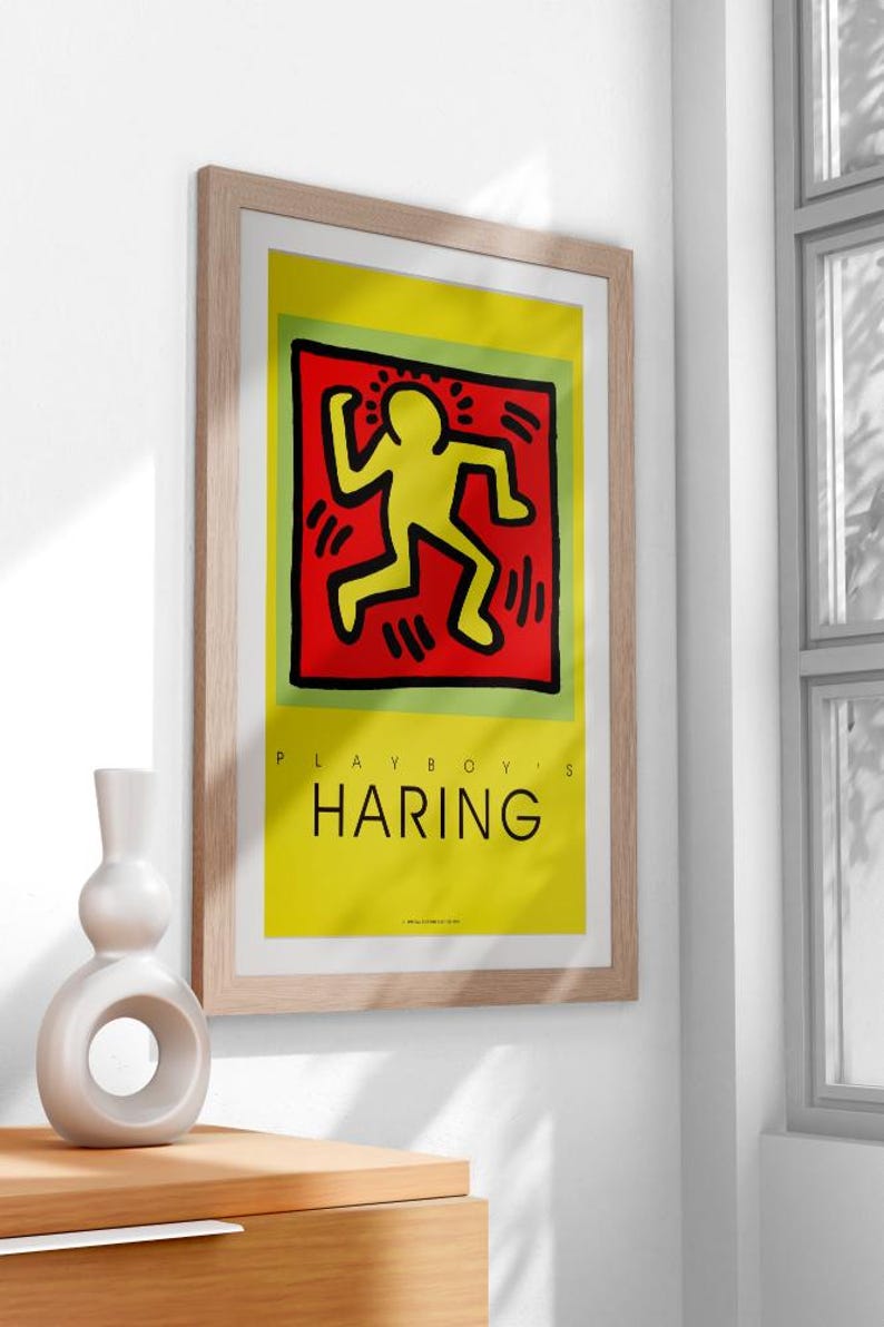 Keith Haring Art Print Bold Abstract Wall Art Poster Modern Pop Art ...