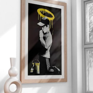Urban Street Art Digital Download - Graffiti-Inspired Banksy Style Print - Edgy Pop Art for Modern Home Decor