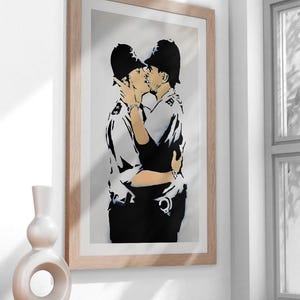 Urban Street Art Digital Download - Graffiti-Inspired Banksy Style Print - Edgy Pop Art for Modern Home Decor