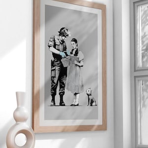 Urban Street Art Digital Download - Graffiti-Inspired Banksy Style Print - Edgy Pop Art for Modern Home Decor
