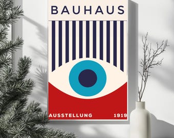 Bauhaus Art Poster – Minimalist Modern Print (Digital Download)