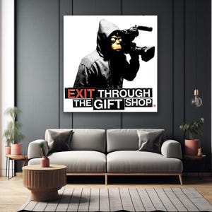 Urban Street Art Digital Download - Graffiti-Inspired Banksy Style Print - Edgy Pop Art for Modern Home Decor