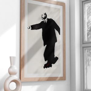Urban Street Art Digital Download - Graffiti-Inspired Banksy Style Print - Edgy Pop Art for Modern Home Decor