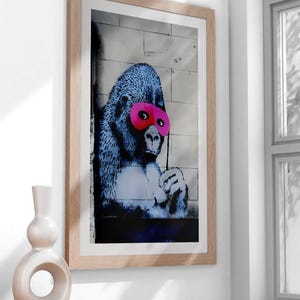Urban Street Art Digital Download - Graffiti-Inspired Banksy Style Print - Edgy Pop Art for Modern Home Decor