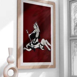 Urban Street Art Digital Download - Graffiti-Inspired Banksy Style Print - Edgy Pop Art for Modern Home Decor