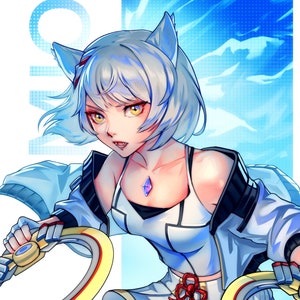 Mio | Xenoblade Mini Print (5x7&quot;)