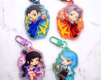 Ace Attorney Acrylic Charms (2.5&quot;)
