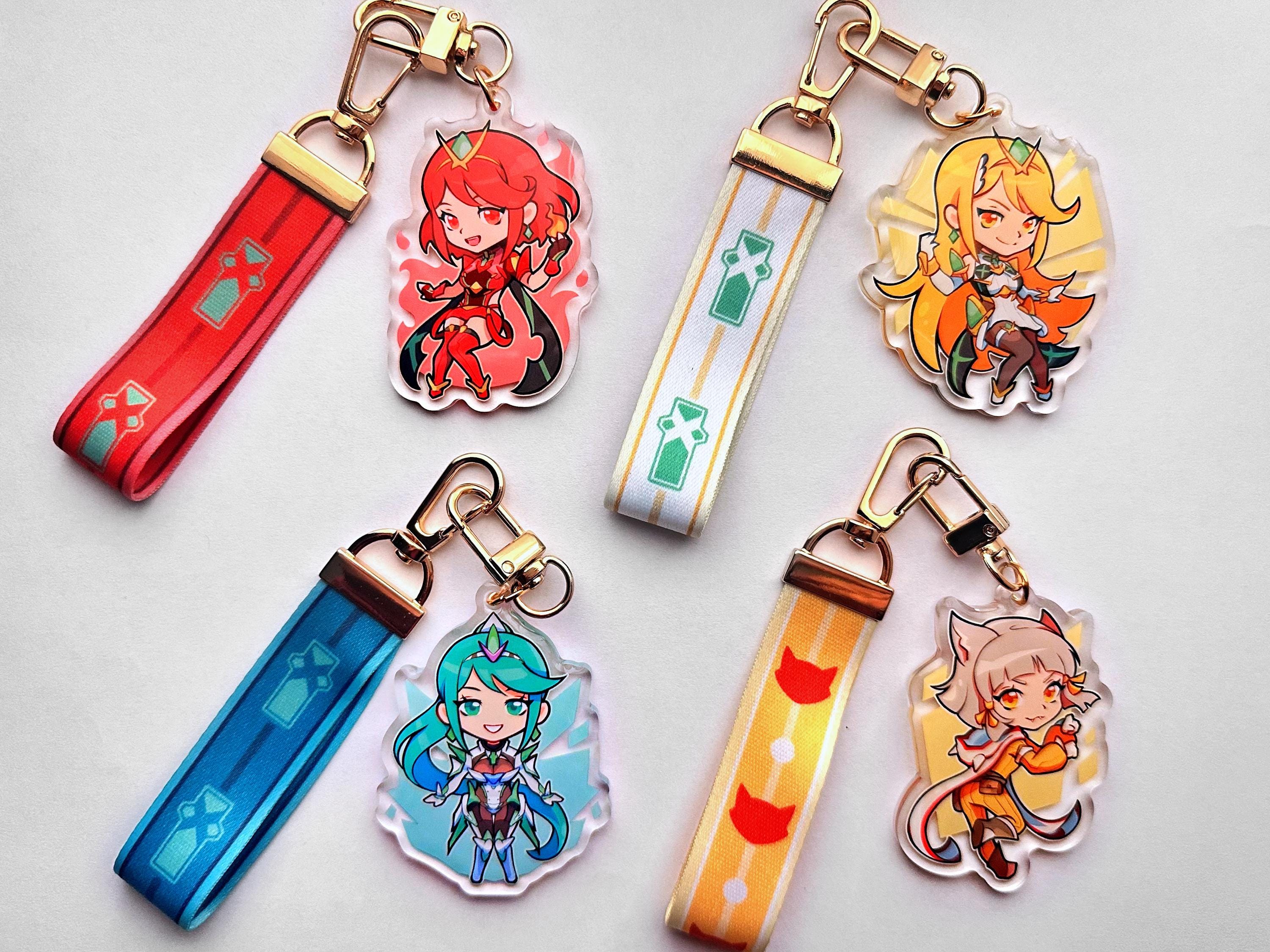 Xenoblade 2 Lanyard Keychain Charms (2.5")