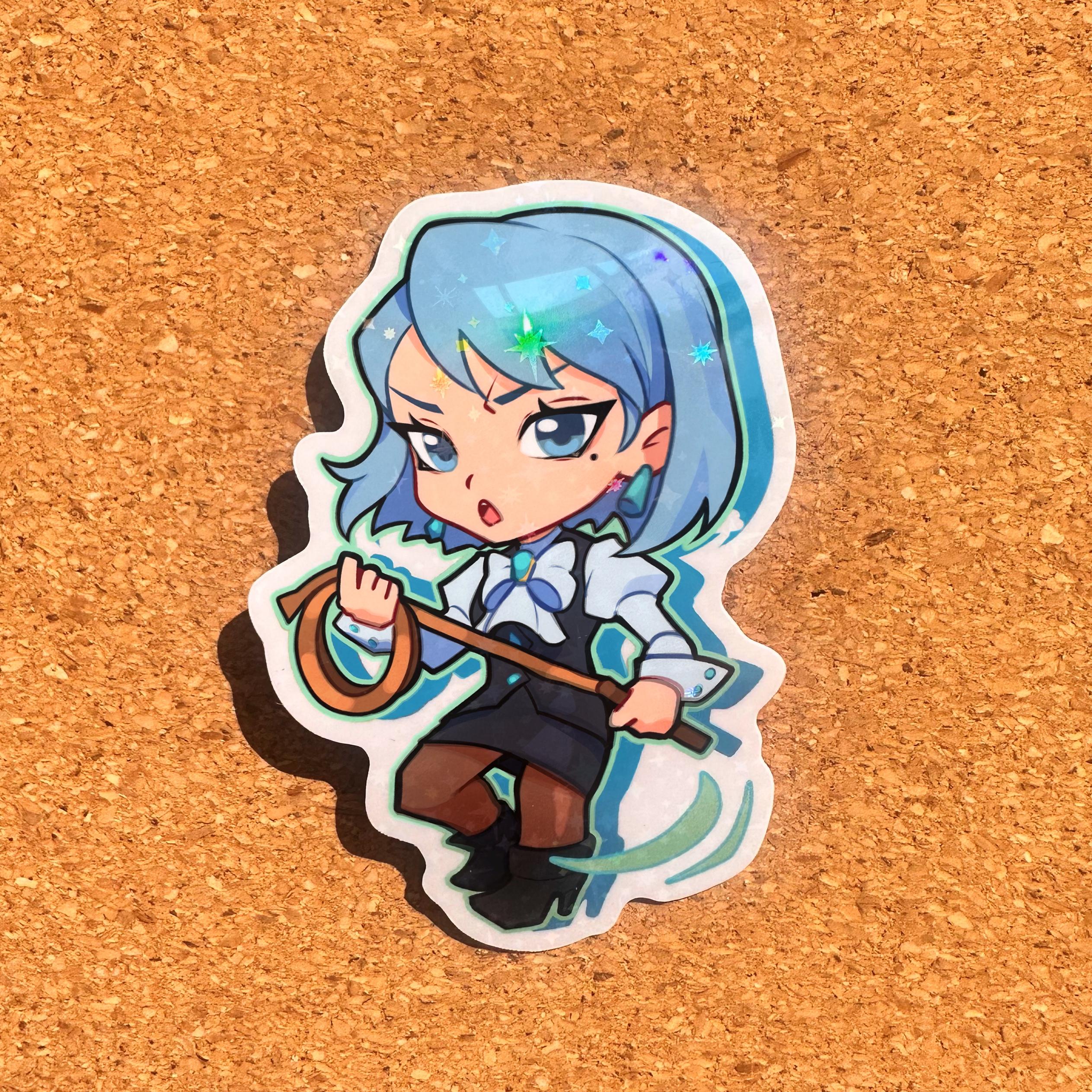 Ace Attorney Vinyl Holographic Stickers (3