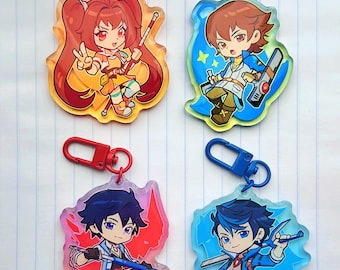 Trails Protagonists Acrylic Charms (2.5&quot;)