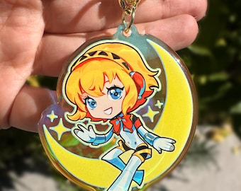 Aigis | Persona 3 | Rainbow Acrylic Charm 2.5"