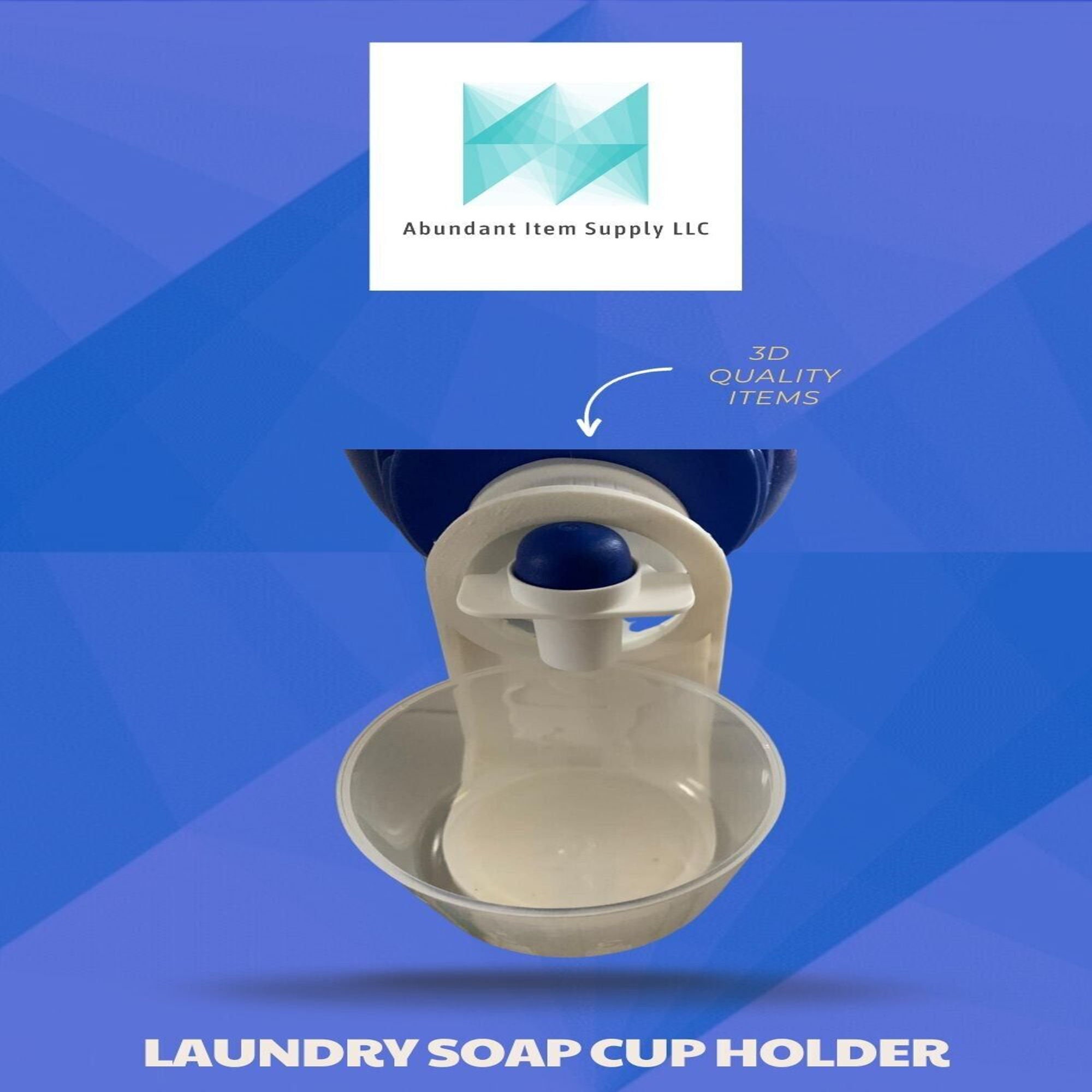 Laundry Detergent Cup Holder, Detergent Drip Catcher, Laundry Dispenser for Liquid  Detergent, Laundry Soap Holder, Laundry Catcher Drip 