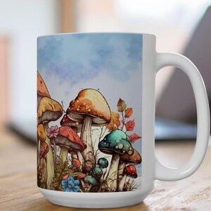 Mug Champignon Cottagecore : cadeau fantaisiste pour amoureux de la nature